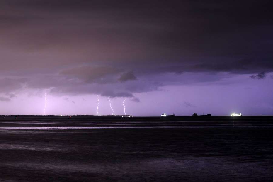 Lightning, Benoa Beach, Nusa Dua, Bali