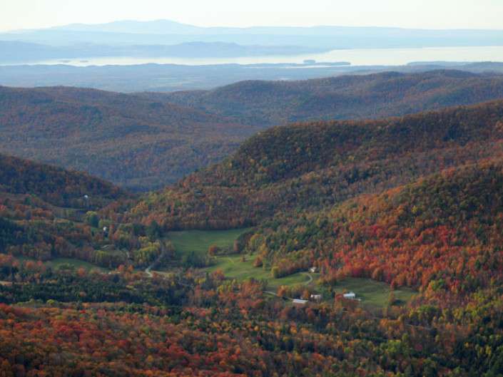 Vermont Aerial Fall Foliage Photos
