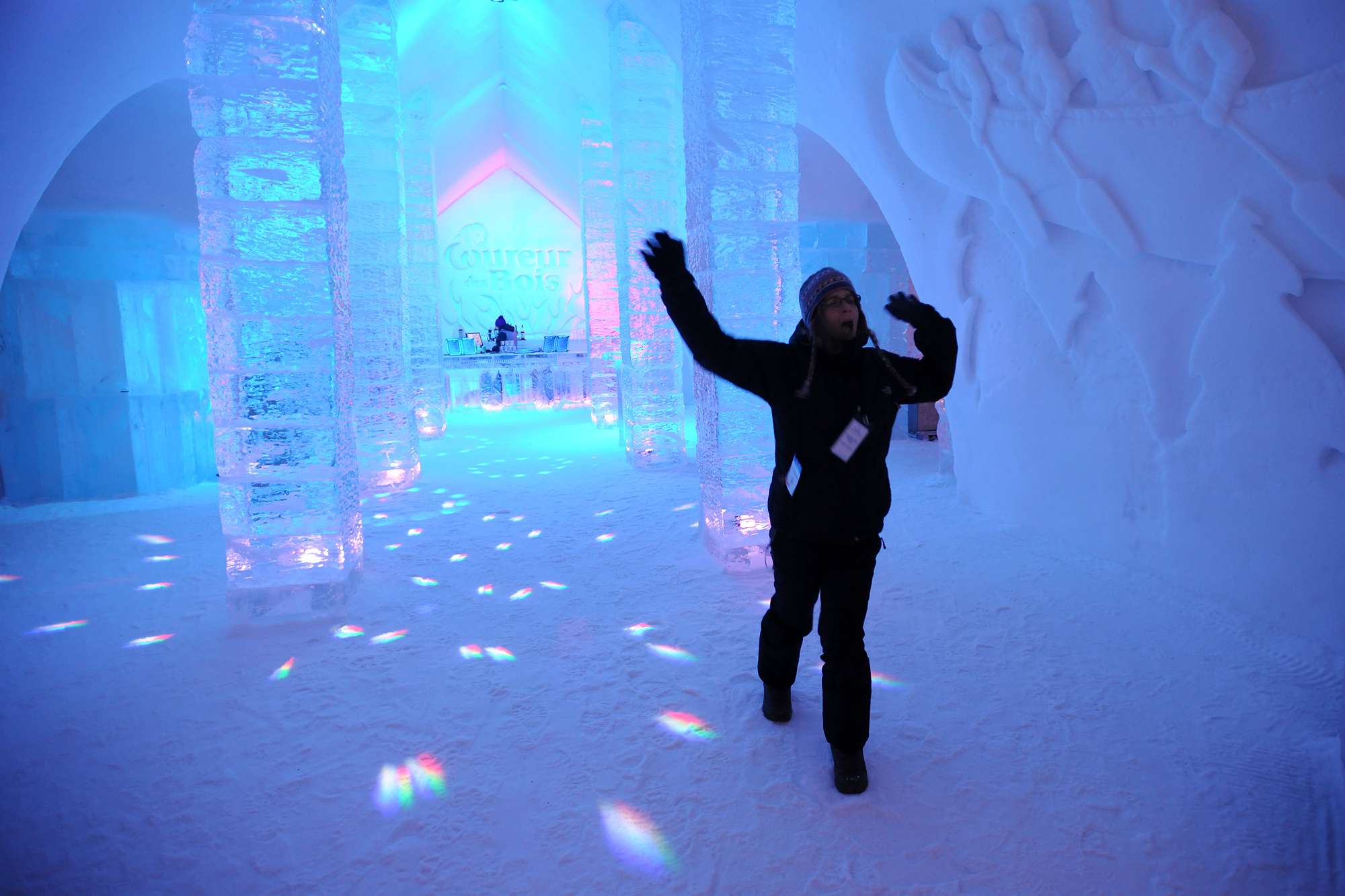 M gettin' her groove on, arctic style.