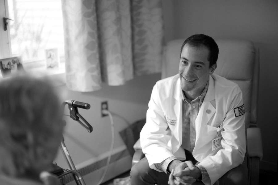 Black and White Health Care Photographer