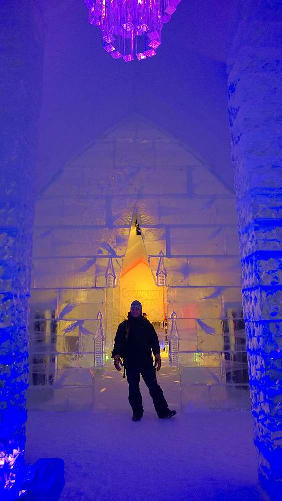 Ice Hotel, Quebec City. Photo by Miriam